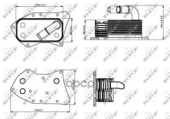�������� �������� OPEL Meriva 1.7D 03- NRF ���. 31341 31341 ����