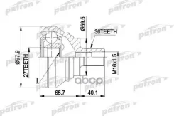 ���� �����. �-�� 36x59.5x27 AUDI A3 03 -, A3 Sportback 04 -, SEAT Altea 04 -, LEON 05 -, Toledo III 0 Patron ���. PCV1463 PCV1463 ����