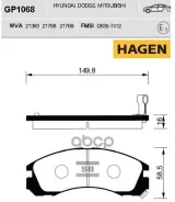 ������� ����. �������� Hagen Hyundai Grandeur(NEW) 3.0 Sangsin brake ���. gp1068 GP1068 ����