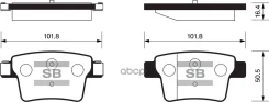 ������� ����. �������� Hi-Q FORD Mondeo R 05- (D1071) Sangsin brake ���. sp2095 SP2095 ����