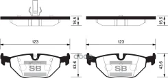 ������� ����. �������� Hi-Q BMW 3 (E46) 98-05 (D763) Sangsin brake ���. sp2162 SP2162 ����