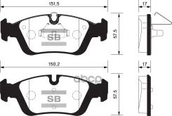 ������� ��������� (�������) BMW 3-Series 90-06 Sangsin brake ���. SP1388, �������� SP1388 ����