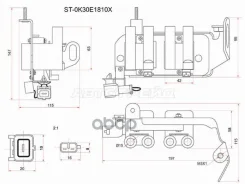 ������� ��������� Kia Rio 00-05 / Spectra 00-11 A5D; GA6D; S6D (������) Sat ���. ST-0K30E1810X ST0K30E1810X ����
