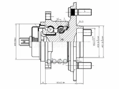 ��������� ���� Toyota Camry Europe/Russia (XV70) 17-21 / Lexus ES 18-21 (ABS/ ������=�����/ �����) Sat ���. ST-42450-42040, �����/������ ������ ST4245...