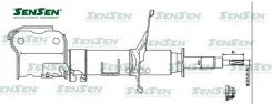 ����������� �������� ����� Nissan Pathfinder R50 3.3L Sensen ���. 42141185 42141185 ����