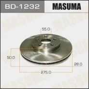 ���� ��������� Masuma BD1232 Toyota WISH / ANE1#, ZNE1# [��.2] BD1232 ����