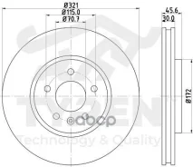 ���� ���������, �������� Opel Astra J 10, Zafira C 13 Tyren ���. TYR1016921 TYR1016921 ����