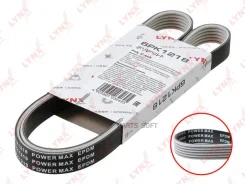 ������ ������������ (EPDM, Power Max) Volga/Gazelle/Sobol/UAZ Patriot/Hunter Lynxauto 6PK1218 6PK1218 ����