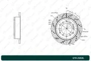 ���� ��������� G-Brake GFR21263L ��������������� ������������� Gbrake ����� GFR21263L ����