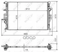 �������� ��������� (Al) Volvo V40 2.0D 12- 58499 NRF ���. 58499 58499 ����