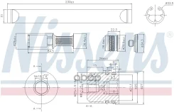 ��������� ������������ SEAT Altea (2004) 2.0 TDI Nissens ���. 95490 95490 ����