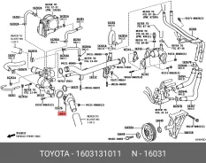 ��������� Toyota/Lexus 1603131011 1603131011 ����