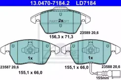 ������� ��������� �������� ������, Ceramic, AUDI: A1 1.2 TFSI/1.4 TFSI/1.6 TDI/2.0 TDI/2.0 TFSI quattro 10-, A1 Sportback 1.2 TFSI/1.4 TFSI/1.6 TDI/2....