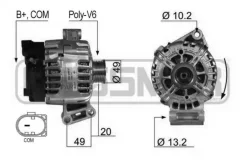 ��������� FORD Focus III, Mondeo IV 1.6 ERA 210430 210430 ����