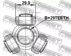 ������� 29X29.9 Febest 0416DA 0416DA ����