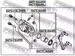 ������� ��������� ������ ������ (�� ������) Febest 0477NA4RR 0477NA4RR ����