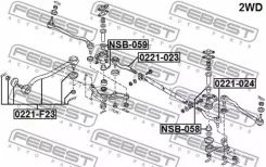 ������ ���������� ������ Nissan Atlas/Condor (F23) 1992-2007 NSB-059 Febest NSB-059 NSB059 ����