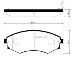 ������� ��������� �������� ������ Hyundai: Coupe 96-02, Lantra 90-00, Sonata 85-98 HSB HP0003 HP0003 ����