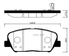 ������� ��������� �������� �������� KIA: Stinger 17-, Optima 11- / Hyundai: Genesis Coupe 10-, Grandeur 3.0I (17) 11-, K-5 3.0I (17) 11- HSB HP1046 HP...