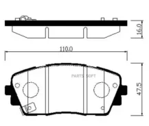 ������� ��������� �������� KIA: Morning HSB HP1047 HP1047 ����