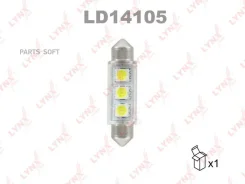 ����� ������������ LED C5W T11x41 12V SV8,5-8 SMDx3 7000K Lynxauto LD14105 LD14105 ����
