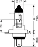 ����� H4 24V 75/70W P43t Truckstar PRO +100% ������ ����� 1 ��. Osram 64196TSP 64196TSP ����