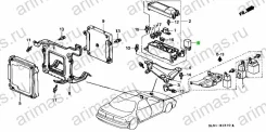 ���� � �����, ������� (4P) (Mitsuba) (12V NO) 39792-SP0-004 39792SP0004 ����