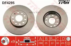 ���� ��������� ��������! Audi A3, Skoda Octavia, VW Golf 1.6-2.0TDi 03 TRW DF4295 DF4295 DF4295 ����