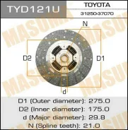 ���� ��������� TYD121U ��� Toyota ������������� Masuma ����� 31250-36270 31250-36320 31250-36390 31250-36450 31250-36451 TYD121U ������ 275-175-21-29....