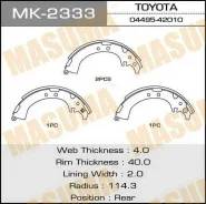 ������� ��������� ���������� MK-2333 ��� Toyota Camry ACV30 2AZFE ������ ������������� Masuma ����� 04495-06010 04495-42010 04495-42030 04495-42040 04...