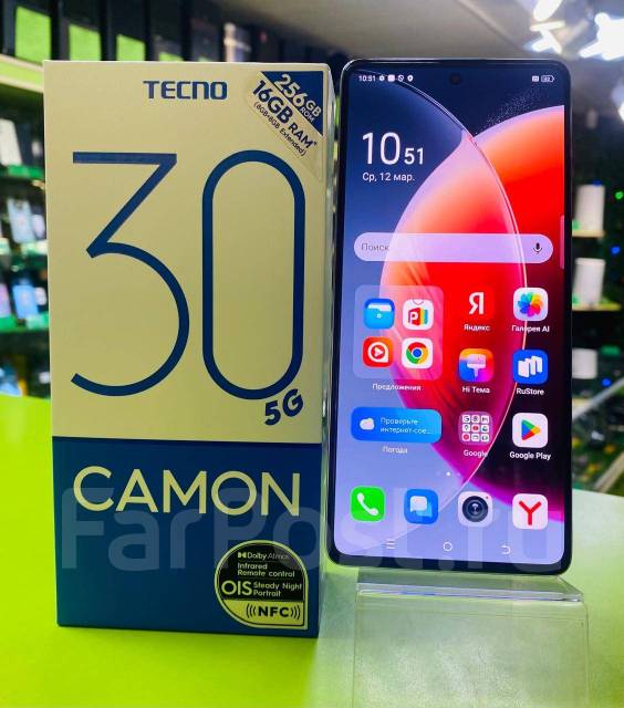 Tecno Camon 30 5G. , 256 , , 4G LTE, 5G, NFC 
