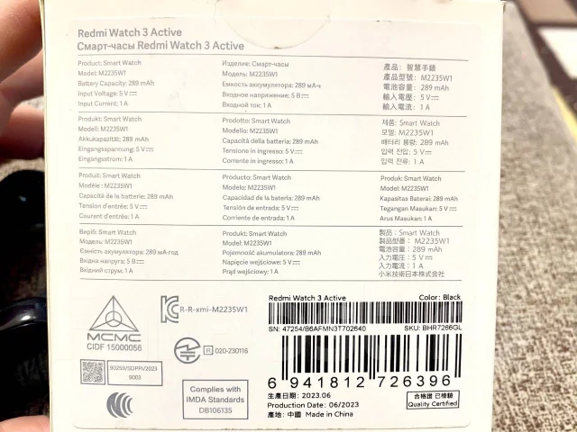 Redmi Watch 3 Active ����