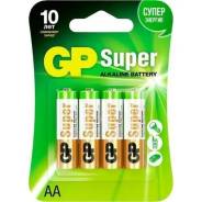   GP Batteries Super, AA (LR6), 1.5, 4  (), . GP15A-2CR4 