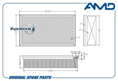 ������ ��������� FORD Transit 2.5TD 98- AMD Amdfa859 AMDFA859 ����