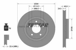    Citroen C-Crosser, Mitsubishi Outlander 2.0-2.4/2.2D 04 92135203 Textar 92135203 92135203 