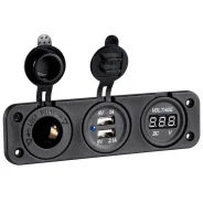 ��������� �������� � 8-32� � 2 USB ������� � �������� 12�, Osculati 14.517.43 ����