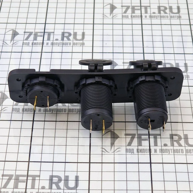 ��������� �������� � 8-32� � 2 USB ������� � �������� 12�, Osculati 14.517.43 ����