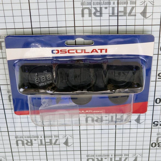 ��������� �������� � 8-32� � 2 USB ������� � �������� 12�, Osculati 14.517.43 ����