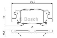 ������� �������� ����.! Lexus RX 300 03 Bosch 0986494224 0 986 494 224 0986494224 ����