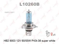����� HB2 9003 12V 60/55W P43T-38 Super White Lynxauto L10260B L10260B ����