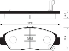 ������� ��������� �������� �������� Sangsin SP1431 Sangsin Brake SP1431 SP1431 ����