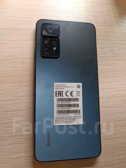 Xiaomi Redmi Note 11 Pro. �/�, 128 ��, ������, 4G LTE, Dual-SIM, NFC ����