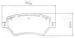 ������� ����. Omoda S5 (23-)/Livan X3PRO (22-) ����. �����. (PF 2222) PF2222 ����