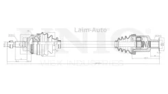 ������ � ����� �������� ������ Renault Clio II 01-, Kangoo 02- (����) CVJ10055 ����