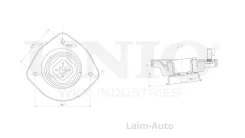 ����� ������������ ������ Kia Cerato 04- RMP13139 ����