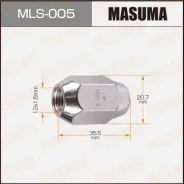 ����� Masuma 12x1.5��, L=35.5��, ��� ����=21�� MLS005 ����