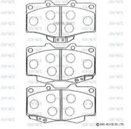 ������� ��������� (�������) Toyota Hilux Pick Up 88-15 / Land Cruiser 84-23 Advics A1N021, �������� A1N021 ����