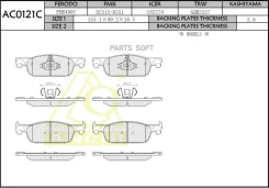 ��������� ������� Renault Logan, Sandero 13-, LADA X-RAY 16- FR Anchi AC0121C, ������ �������� AC0121C ����