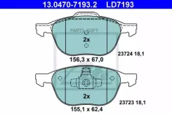 ������� ��������� �������� ������, Ceramic, FORD: C-MAX 1.6/1.6 TDCi/1.8/1.8 Flexifuel/1.8 TDCi/2.0/2.0 CNG/2.0 LPG/2.0 TDCi 07-, C-MAX II 1.0 EcoBoos...