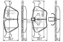 ������� ��������� �������� BMW: 5 (E39) 520 i/523 i/535 i 95-03 Bosch 0986424485 0986424485 ����